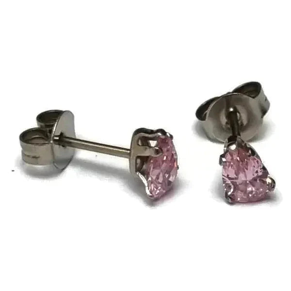 Stalen Zirkonia Oorbellen Druppel 6x4mm Roze 4mm 5mm 5x3mm / Paars 5x3mm / Rood 5x3mm / Roze 5x3mm / Transparant 6mm 6x4mm / Rood 6x4mm / Roze 6x4mm / Transparant 6x4mm / Zwart 7mm 7x5mm / Paars 7x5mm / Rood 7x5mm / Roze 7x5mm / Transparant 8x6mm / Transparant alles Aramat Jewels chirurgisch staal dames druppel Geen hanger kinderen Meerdere kleuren Meerdere Maten Met_steen oorbellen oormodel paars PVD roze Staal transparant Volwassenen zilverkleurig zirkonia zwart zweerknopjes
