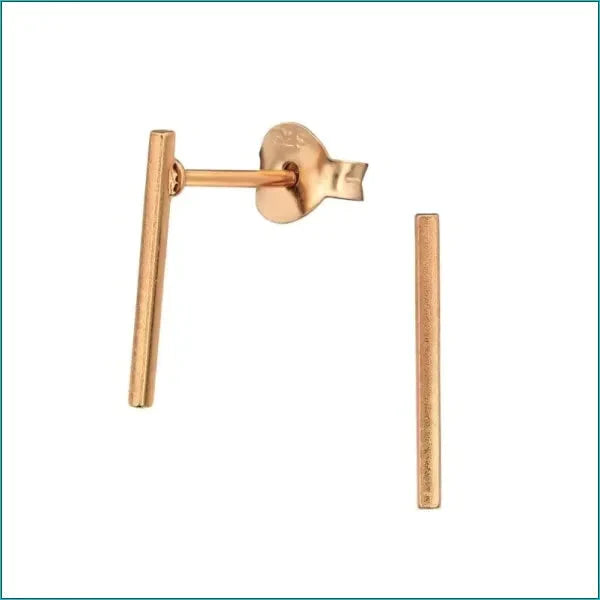 Zilveren Oorbellen Bar Rosékleur-12x1mm 10 x 1 mm 10mm 13 x 1 mm 1mm 8720157094012 alles Aramat Jewels bar dames elf925 Geen edelsteen Geen hanger Geen oormodel Geen steen Geen_Parel geometrisch Meerdere Maten Meerdere Varianten Nieuw oor1084-26076 oorbellen silver Volwassenen zilver Zonder_hanger