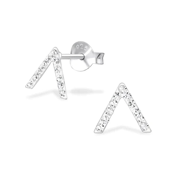 Zilveren Oorbellen Bar V-bar-8x7mm 10 x 1 mm 10mm 13 x 1 mm 1mm 8720157094012 alles Aramat Jewels bar dames elf925 Geen edelsteen Geen hanger Geen oormodel Geen steen Geen_Parel geometrisch Meerdere Maten Meerdere Varianten Nieuw oor1084-26076 oorbellen silver Volwassenen zilver Zonder_hanger