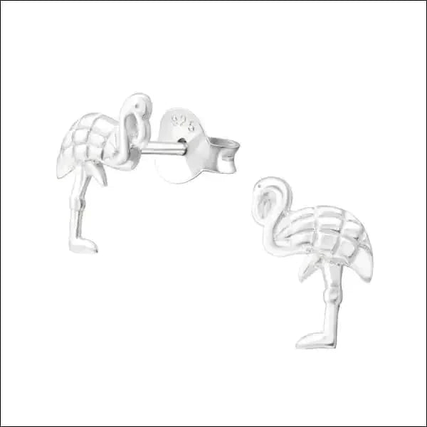 Zilveren Flamingo Oorbellen Zilver-9x7mm alles dames dier elf925 emaille flamingo Geen hanger Geen oormodel geoxideerd kinderen Meerdere kleuren Meerdere Varianten oorbellen plastick roze Roze-8x6mm Roze-8x7mm Roze/Zwart-8x7mm silver zilver Zilver geoxideerd-9x8mm Zilver-9x7mm
