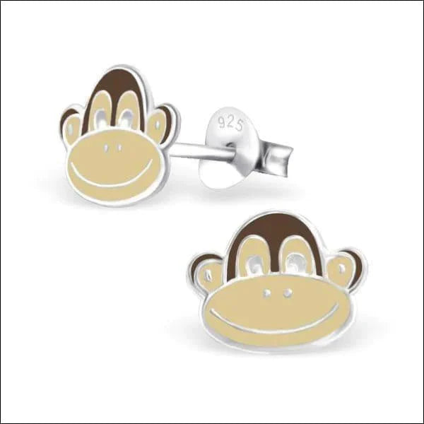 Zilveren Kinder Oorbellen Aap- Aap-10x8mm 10mm 7mm 8mm 9mm aap Aap gele bloem-10x9mm Aap roze bloem-9mm Aap roze strik-9x7mm Aap-10x8mm alles dames dier elf925 Geen hanger Geen oormodel kinderen Meerdere Varianten Met_steen niet geupdated Nieuw oorbellen plastick silver Soort sieraad_Oorbellen Volwassenen zilver