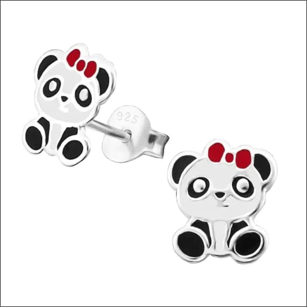 Zilveren Kinder Oorbellen Panda Panda strik Rood-9x7mm 7mm 8mm 9mm alles dames dier elf925 emaille Geen hanger Geen oormodel kinderen Meerdere kleuren Meerdere Maten Meerdere Varianten oorbellen paars panda Panda Hartje-9x7mm Panda Rond-7mm Panda strik paars 9x7mm Panda strik Rood-9x7mm Panda strik Roze-9x7mm Panda-10x8mm Panda-7x6mm Panda-9x8mm roze silver Soort sieraad_Oorbellen wit zilver zonder steen Zonder_steen zwart