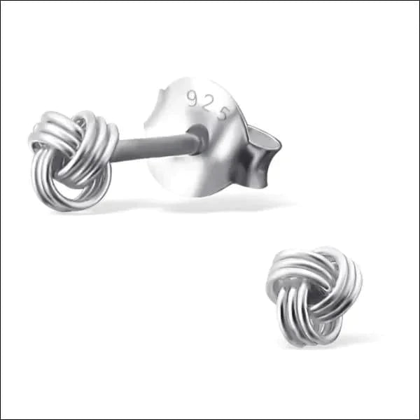 Zilveren Oorbellen Knoop Zilver-4mm 3.5mm 4mm 6mm alles bali dames elf925 Geen hanger Geen oormodel Geen_Parel geoxideerd keltisch kinderen Meerdere kleuren Meerdere Maten oorbellen silver Soort sieraad_Oorbellen Volwassenen zilver