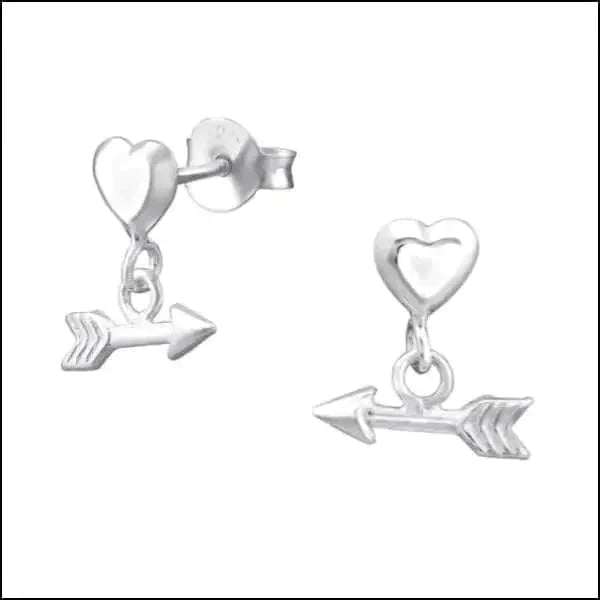Zilveren Oorbellen Pijltje Hartje met pijltje-10mm 10mm 15mm 3mm 8720157003304 alles Aramat Jewels dames elf925 Geen hanger Geen oormodel Hartje met pijltje-10mm kinderen Meerdere Maten Meerdere Varianten Met_hanger Nieuw oor290-24530 oorbellen pijl silver Volwassenen zilver Zilver-10x3mm Zilver-15x4mm