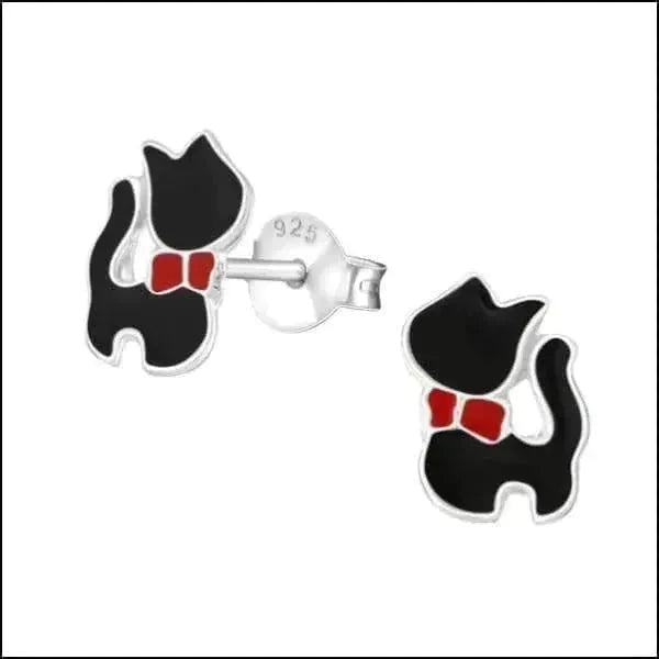 Zilveren Poezen Oorbellen Zwart/Rood-10x7mm 10mm 7mm 8720157003311 8mm 9mm alles Aramat Jewels dames dier elf925 emaille Geen hanger Geen oormodel Goudkleurig-8x7mm Grijs-8x7mm kinderen kristal Meerdere kleuren Meerdere Varianten Met_steen Nieuw oor426-26995 oorbellen Plating (gouden of zilveren laagje) poes roze Roze-9x8mm silver Soort sieraad_Oorbellen Volwassenen wit Wit-9x8mm zilver Zilver-8x7mm zwart Zwart/Rood-10x7mm Zwart/Wit-8x7mm