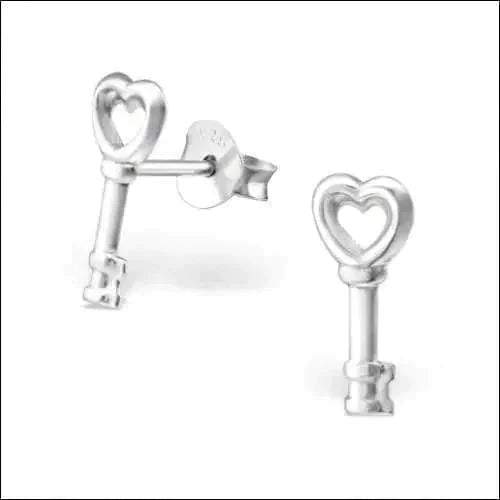 Zilveren Oorbellen Sleutel Sleutel-12x5mm 12mm 5mm 8720157011675 alles Aramat Jewels dames elf925 Geen hanger Geen oormodel kinderen Meerdere Varianten oor286-22689 oorbellen silver Sleutel Soort sieraad_Oorbellen Volwassenen zilver