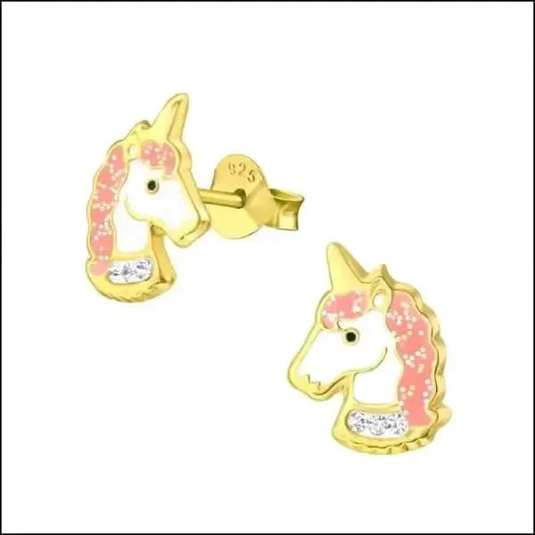 Oorbellen | Zilveren Unicorn Eenhoorn- Kopen?