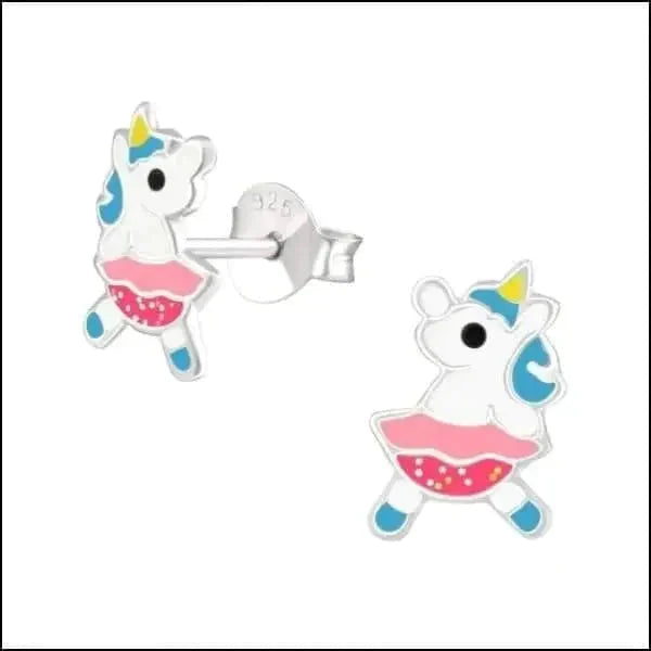 Oorbellen | Zilveren Unicorn Eenhoorn- Kopen?