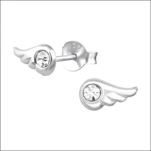 Zilveren Oorbellen Vleugel Kristal-5x9mm 8720157011743 alles Apparel & Accessories > Jewelry > Earrings Aramat Jewels dames dier elf925 Geen hanger Geen oormodel kinderen kristal Kristal-5x9mm Meerdere Varianten Met_steen oorbellen silver vleugel Volwassenen zilver Zilver-5x11mm Zilver-5x9mm