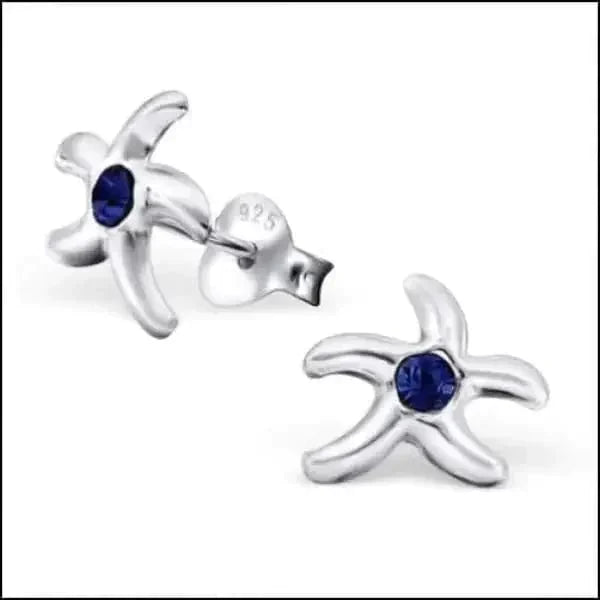 Zilveren Oorbellen Zeester Zilver/Donker Blauw-9x8mm 8720157003441 alles Aramat Jewels blauw dames dier Echt Zilver-7mm elf925 emaille Geen hanger Geen oormodel geoxideerd kinderen kristal Meerdere kleuren Meerdere Maten Meerdere Varianten Met_steen Nieuw oorbellen paars Paars-8mm silver Soort sieraad_Oorbellen Volwassenen Zeester zilver Zilver geoxideerd-7mm Zilver-6mm Zilver-7mm Zilver/Blauw-9x8mm Zilver/Donker Blauw-9x8mm Zilver/Transparant-9x8mm Zilver/Zwart-8mm zirkonia zwart
