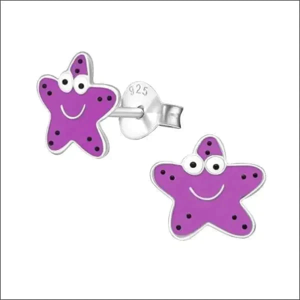 Zilveren Oorbellen Zeester Paars-8mm 8720157003441 alles Aramat Jewels blauw dames dier Echt Zilver-7mm elf925 emaille Geen hanger Geen oormodel geoxideerd kinderen kristal Meerdere kleuren Meerdere Maten Meerdere Varianten Met_steen Nieuw oorbellen paars Paars-8mm silver Soort sieraad_Oorbellen Volwassenen Zeester zilver Zilver geoxideerd-7mm Zilver-6mm Zilver-7mm Zilver/Blauw-9x8mm Zilver/Donker Blauw-9x8mm Zilver/Transparant-9x8mm Zilver/Zwart-8mm zirkonia zwart
