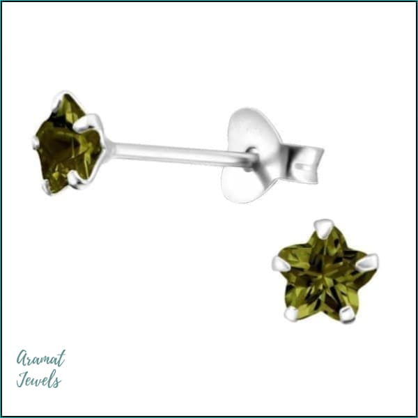 Oorbellen | Zilveren Zirkonia Oorbellen Bloem 4mm |