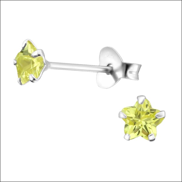 Oorbellen | Zilveren Zirkonia Oorbellen Bloem 4mm |