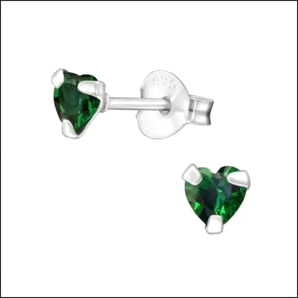 Zilveren Zirkonia Oorbellen Hart 4mm Emerald Groen 4mm 8720157045908 alles Aramat Jewels blauw Citrien Geel dames Donker Rood elf925 Emerald Groen garnet geboortesteen Geen hanger Geen oormodel Geen_Parel geometrisch Gerookt Topaas Granaat Rood groen hart heren kinderen Maart Meerdere kleuren Met_steen Nieuw oor2703-33210 oorbellen Peridot Groen rood silver Topaas Blauw transparant Transparant Topaas unisex zilver zirkonia Zonder_hanger