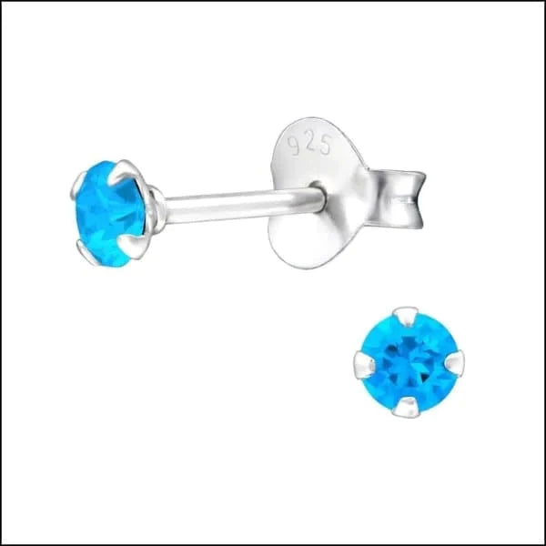 Zilveren Zirkonia Oorbellen Rond-meerdere Maten En Kleurtjes 3mm Zwitsers Blauw 3mm 5mm 6mm 8720157033103 alles Aramat Jewels blauw dames elf925 Geen hanger Geen oormodel goudkleurig groen heren kinderen Meerdere kleuren Meerdere Maten Met_steen Nieuw oorbellen rond rood roze silver transparant zilver zirkonia zwart