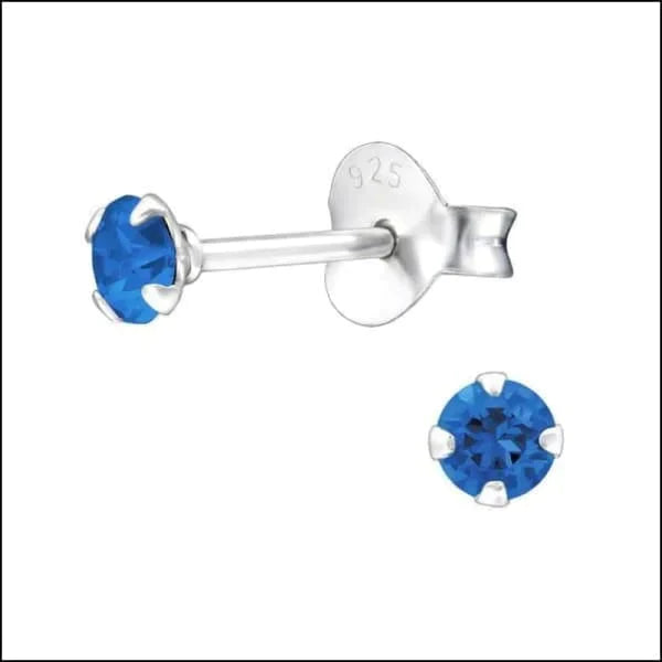 Zilveren Zirkonia Oorbellen Rond-meerdere Maten En Kleurtjes 3mm Saffier Blauw 3mm 5mm 6mm 8720157033103 alles Aramat Jewels blauw dames elf925 Geen hanger Geen oormodel goudkleurig groen heren kinderen Meerdere kleuren Meerdere Maten Met_steen Nieuw oorbellen rond rood roze silver transparant zilver zirkonia zwart