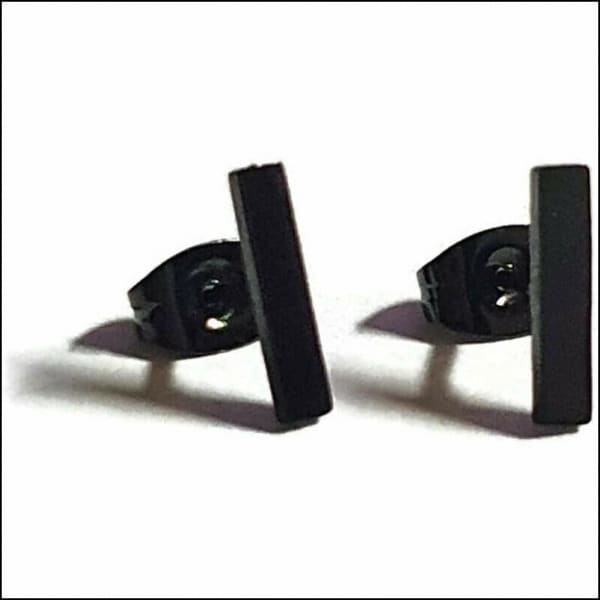 Oorbellen Zweerknopjes Bar Chirurgisch Staal Zwart-10x2mm 10mm 2mm alles bar chirurgisch staal dames fgift Geen edelsteen Geen hanger Geen steen Geen_Parel Goudkleur-10x2mm goudkleurig kinderen Meerdere kleuren Meerdere Varianten Nieuw oorbellen PVD Rosékleur-9x3mm rosékleurig Staal Volwassenen Zilverkleur-10x2mm zilverkleurig zonder steen Zonder_hanger Zonder_steen Zwart Zwart-10x2mm zweerknopjes