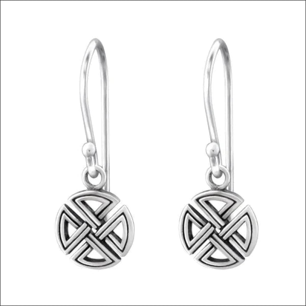 Keltische Oorhanger Kinderen Geoxideerd 925 Zilver 8mm 8mm alles bali elf925 geoxideerd keltisch kinderen oorbellen oorhangers plastick rond silver zilver Zonder_steen