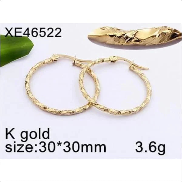 Stalen Oorringen 30mm Goudkleur Griekenland-30x3mm 30mm 3mm 8720157045571 alles Aramat Jewels chirurgisch staal dames fgift Geen edelsteen Geen oormodel Geen_Parel Geen_steen goudkleurig Meerdere Varianten oor1099 oorbellen Oorringen oorringetjes PVD rond Soort sieraad_Oorringen Staal Volwassenen Zonder_hanger zweerknopjes