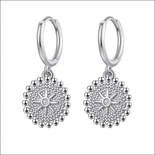 Zilveren-oorringen-met Bedel- Zirkonia 12mm Rond-ster-bolletjes-12mm 12mm alles bedel boho CRMYA dames dots Geen_Parel Met_hanger Met_steen Oor oorbellen oorringen oorringetjes Plating (gouden of zilveren laagje) rond silver Soort sieraad_Oorringen ster Sterretje transparant Volwassenen zilver zirkonia