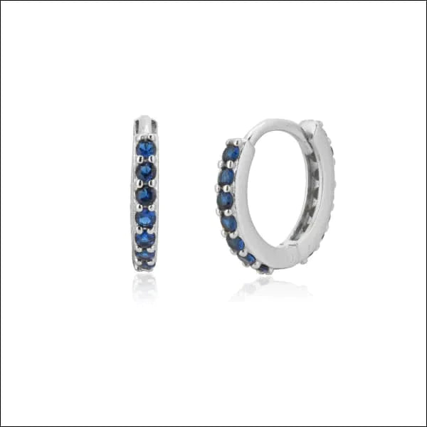 Zilveren Mini Oorringetjes vol Zirkonia Steentjes 9mm Donker Blauw 7mm 9mm alles anenjery bewerkt blauw dames Geen oormodel Geen_Parel groen helixpiercings heren kinderen Met_steen multikleurig Oor oorbellen Oorringen oorringetjes rond roze silver Soort sieraad_Oorringen transparant zilver zirkonia Zonder_hanger zwart