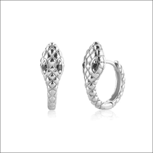 Oorringen | Zilveren Mini Oorringetjes Slang 10mm