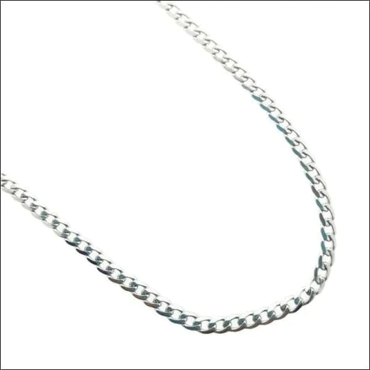 Open Gourmet Ketting Staal 60cm 4mm 4mm 60cm alles chirurgisch staal dames Geen edelsteen Geen hanger Geen_Parel Geen_steen gourmet halskettingen heren Ketting zonder hanger Minimalistische ketting nakijken PVD Schakelketting Staal tekst uniseks unisex Volwassenen zilverkleurig Zonder_hanger Zonder_steen