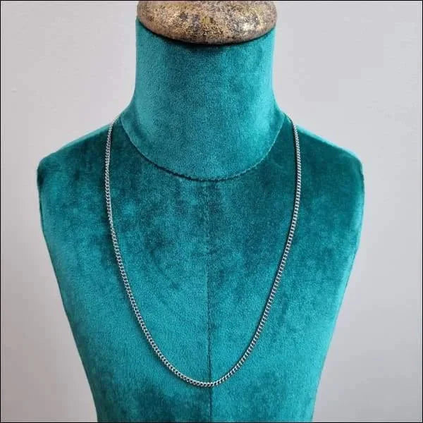 Open Gourmetketting 60cm 3mm Staal Zilverkleurig Heren Dames 3mm 60cm alles chirurgisch staal dames Geen edelsteen Geen hanger Geen_Parel Geen_steen gourmet halskettingen heren Ketting zonder hanger nakijken PVD Schakelketting Staal Statement ketting tekst uniseks unisex Volwassenen zilverkleurig Zonder_hanger Zonder_steen