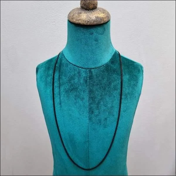 Zwarte Cuban Schakel Ketting -Gourmet schakel