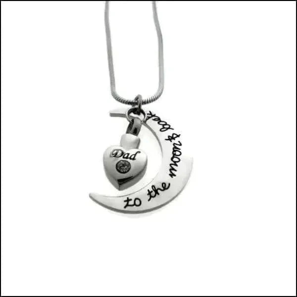 Stalen Ashanger Vader To-the-moon-and-back-Zirkonia-3x2cm alles Aramat Jewels ashangers Assieraad chirurgisch staal gedenkhangers gedenksieraden Geen hanger Geen_Parel hart Hart met vleugels-Dad-2x5cm Hart-Dad-3.2x1.9mm Hart-Dad-3x1.8mm Meerdere Varianten My dad love always-2.8x1.7mm PVD staal uniseks vader Volwassenen zilverkleurig zonder_ketting zwart