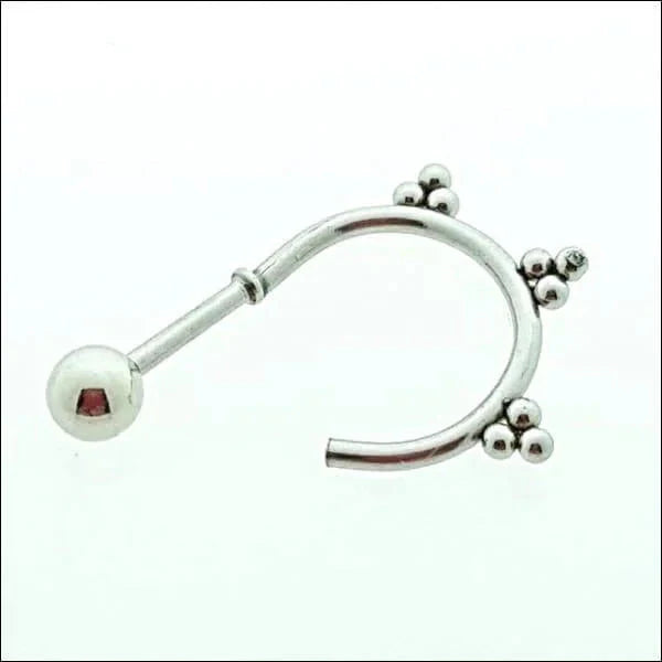 Helixpiercing Rond Fantasie 1.2mm 12mm 6mm alles Barbell chirurgisch staal dames dots fantasie helixpiercings nakijken Oor piercing Piercings PVD rond Staal tekst Volwassenen zilverkleurig Zonder_steen