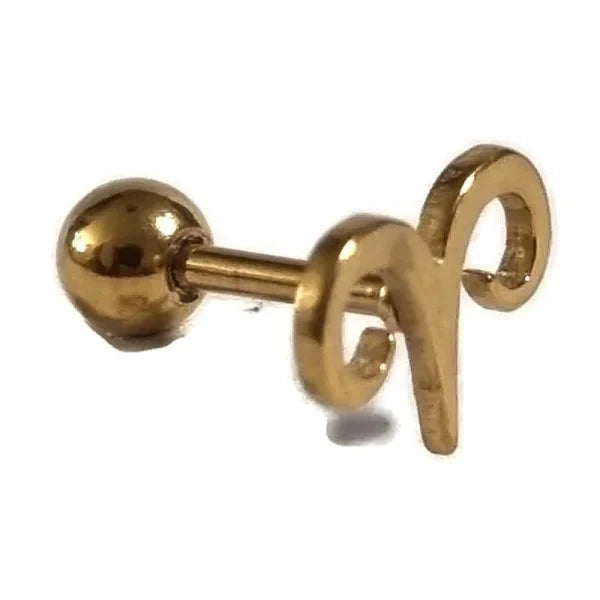 Helixpiercing Tragus Piercing Goudkleurig 1.2mm 6mm alles Barbell fantasie goudkleurig Helix helixpiercings Oor piercing Piercings traguspiercings Volwassenen