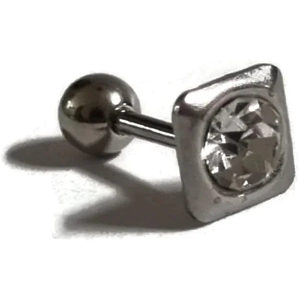 Helixpiercing Tragus Piercing Steentje Vierkant alles helixpiercings nakijken niet geupdated Oor piercing Piercings tekst traguspiercings vierkant Volwassenen