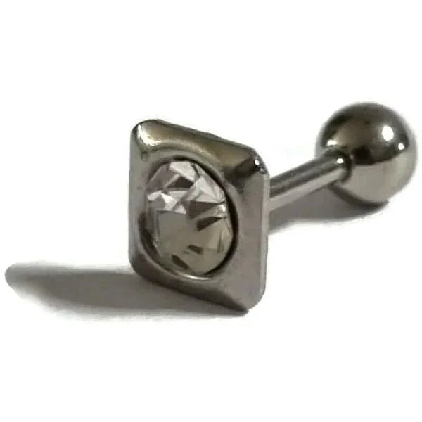 Helixpiercing Tragus Piercing Steentje Vierkant alles helixpiercings nakijken niet geupdated Oor piercing Piercings tekst traguspiercings vierkant Volwassenen