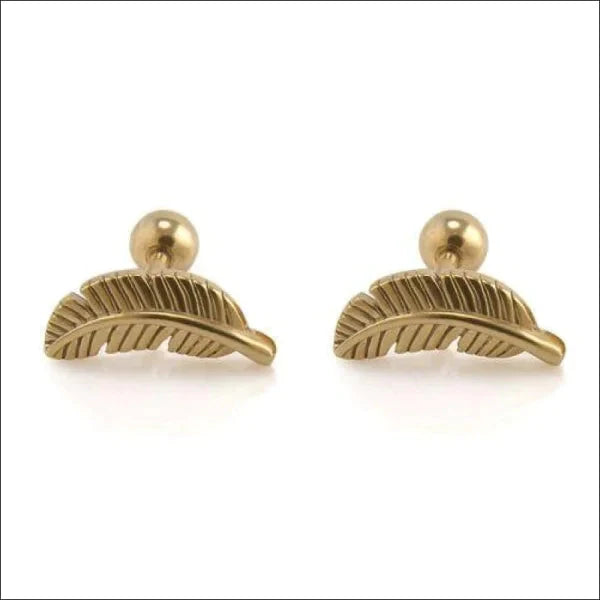 Helixpiercing Tragus Piercing Veertje Goudkleur alles goudkleurig helixpiercings Kleur_Goudkleurig nakijken niet geupdated Oor piercing Piercings tekst traguspiercings Volwassenen