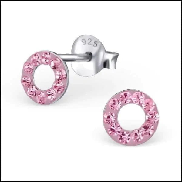 Zilveren Ronde Oorbellen Cirkel Kristal 5mm Licht roze 5mm alles Aramat Jewels blauw dames elf925 Fuchsia Roze Geen oormodel Geen_Parel geometrisch kinderen kristal Licht oranje Licht roze licht_roze Meerdere kleuren Met_steen Nieuw oorbellen oranje paars rond roze silver transparant Zee_blauw Zeeblauw zilver Zonder_hanger