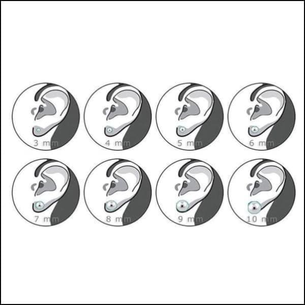 Oorbellen | Zweerknopjes Hartjes Oorbellen Emaille 7mm