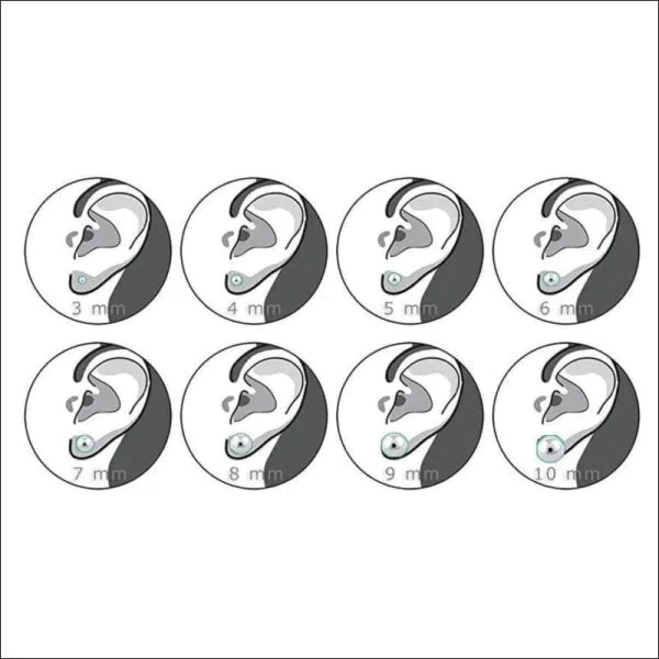 Pareloorbellen Wit Goudkleurig Staal 8mm 8mm alles chirurgisch staal dames Geen hanger goudkleurig oorbellen oormodel parel PVD Staal Volwassenen zweerknopjes
