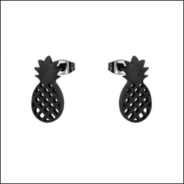 Chirurgisch Stalen Oorbellen Ananas Zweerknopjes Zwart 10mm 5mm alles bloem chirurgisch staal dames fantasie fgift Geen edelsteen Geen hanger Geen steen Geen_Parel Goudkleur goudkleurig kinderen Kleur_Goudkleurig Meerdere kleuren Multi Kleur Multikleur multikleurig Nieuw oorbellen oormodel PVD regenboog Soort sieraad_Oorbellen Staal Video Volwassenen Zilverkleur zilverkleurig zonder hanger zonder steen Zonder_hanger Zonder_steen zwart zweerknopjes