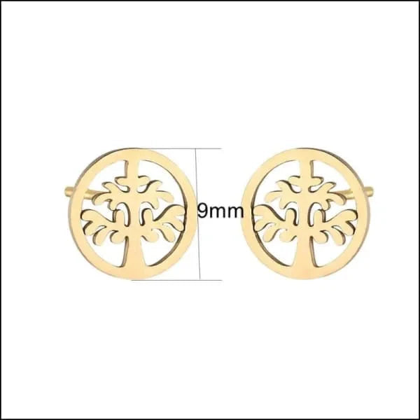 Oorbellen Levensboom Goud kleur-9mm 10mm 9mm alles chirurgisch staal dames Geen edelsteen Geen hanger Geen oormodel Geen steen Geen_Parel Goud kleur-9mm Goudkleur-10mm Goudkleur-9mm goudkleurig levensboom Meerdere kleuren Meerdere Varianten Multi kleur-9mm oorbellen PVD Rosékleur-10mm rosékleurig Soort sieraad_Oorbellen Staal Volwassenen Zilverkleur-9mm zilverkleurig Zilverkleurig Sandblasted-10mm Zilverkleurig-9mm zonder hanger zonder steen Zonder_hanger Zonder_steen zweerknopjes