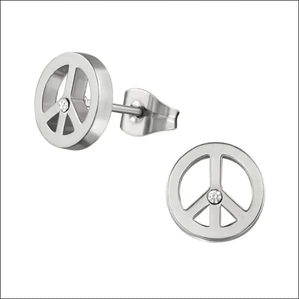 Oorbellen Zweerknopjes Vredesteken Zwart Staal Zirkonia-Zilverkleurig-9mm 8720157033615 9mm alles Apparel & Accessories > Jewelry > Earrings Aramat Jewels chirurgisch staal dames Geen hanger Geen oormodel geometrisch goudkleurig Kleur_Zwart Meerdere kleuren Met_steen Nieuw oorbellen PVD Soort sieraad_Oorbellen Staal transparant Volwassenen vredesteken zilverkleurig zirkonia zonder hanger Zonder_hanger Zwart zweerknopjes