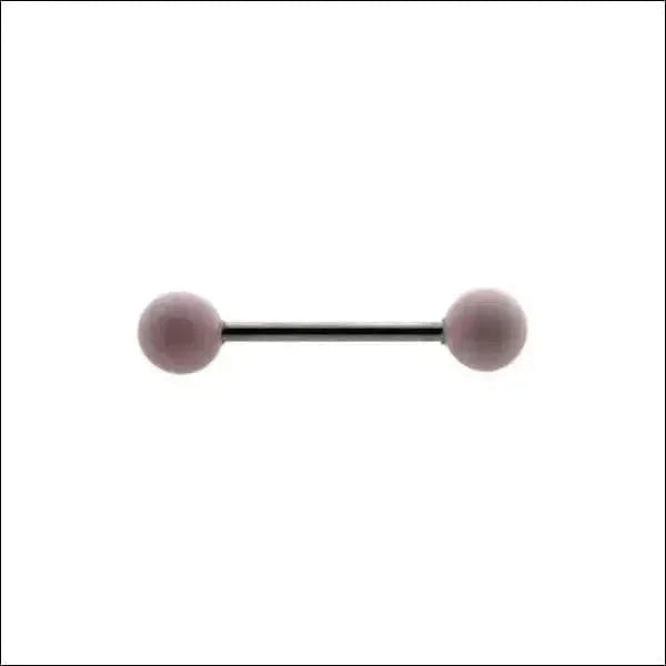 Parel Tongpiercing Chirurgisch Staal 16mm 1.6mm 16mm 6mm acryl alles Aramat Jewels Barbell blauw chirurgisch staal creme dames geel Meerdere kleuren parel PVD rood roze Staal Tong tong196 Tongpiercings Volwassenen wit zilverkleurig Zwart