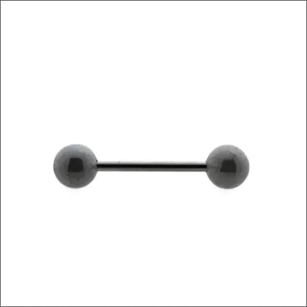 Parel Tongpiercing Chirurgisch Staal 16mm Grijs 1.6mm 16mm 6mm acryl alles Aramat Jewels Barbell blauw chirurgisch staal creme dames geel Meerdere kleuren parel PVD rood roze Staal Tong tong196 Tongpiercings Volwassenen wit zilverkleurig Zwart