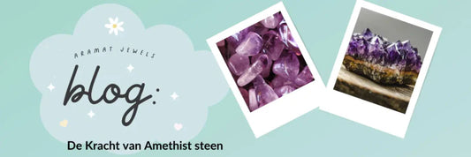 Amethist paarse geboortesteen februari helende kracht betekenis Aramat Jewels