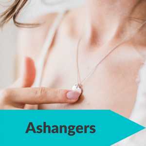 Assieraad ashanger staal gedenksieraad crematie Aramat Jewels