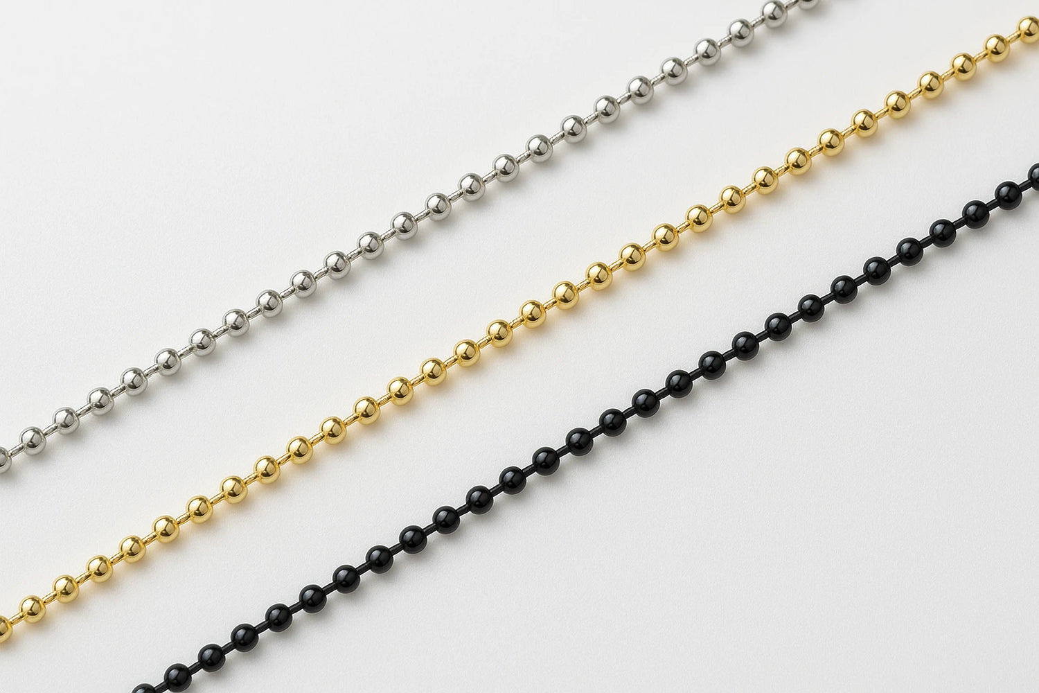 Bolletjes schakel ketting - Aramat Jewels