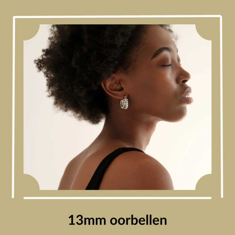 Elegante 13mm oorbellen - Aramat Jewels