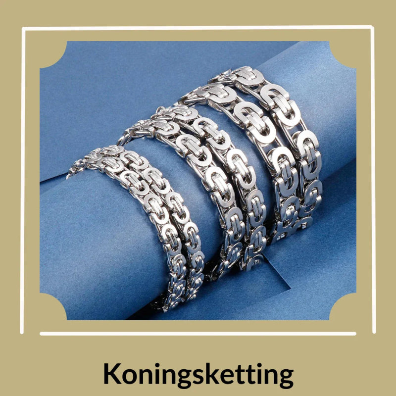 Stalen koningskettingen - Aramat Jewels