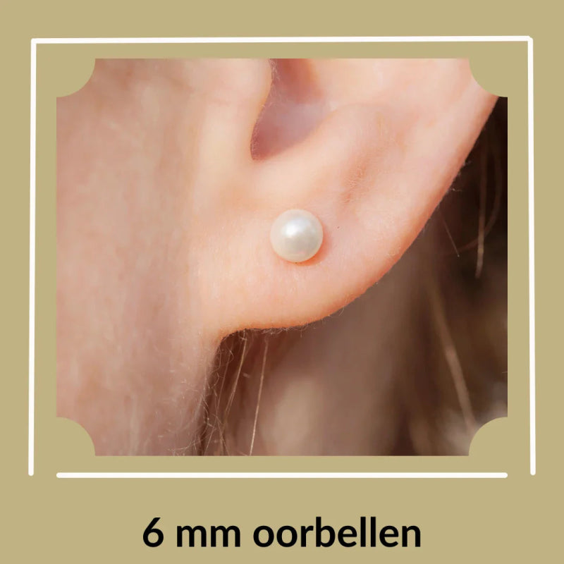 Stijlvolle 6 mm oorbellen - Aramat Jewels