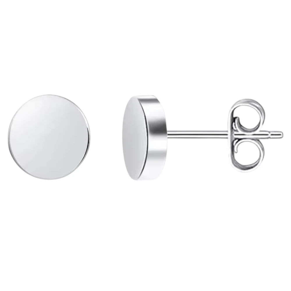 Zilverkleurige zweerknopjes - Aramat Jewels